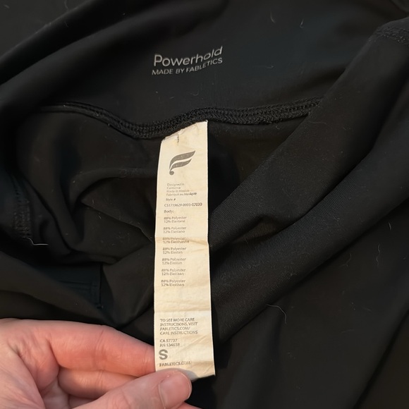 BUNDLE of 2 black fabletics powerhold leggings - Picture 3 of 6